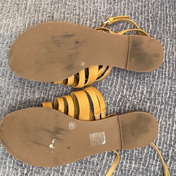 Tory Burch Patos Ankle Wrap Sandals Sz 8 - Picture 7 of 8